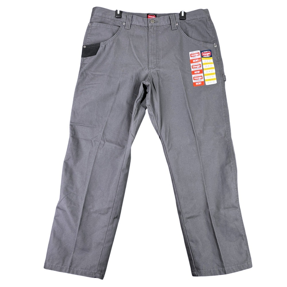 Wrangler Workwear Utility Pants Mens 38x30 Regular Reinforced Patch Construction